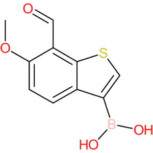 7-formyl-6-methoxybenzothiophene-3-boronic acid