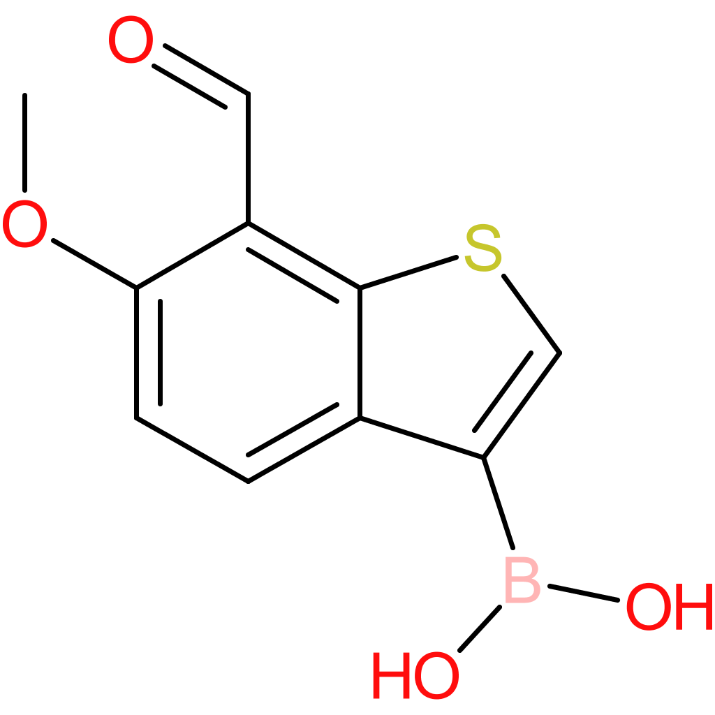 7-formyl-6-methoxybenzothiophene-3-boronic acid