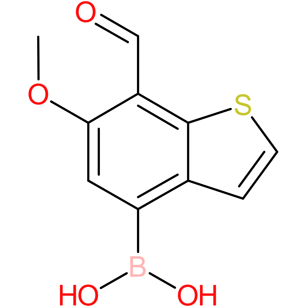 7-formyl-6-methoxybenzothiophene-4-boronic acid