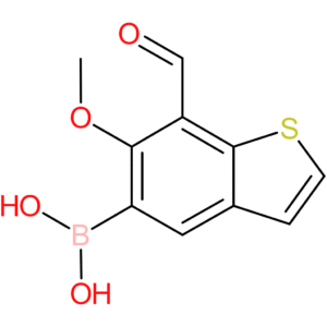 7-formyl-6-methoxybenzothiophene-5-boronic acid
