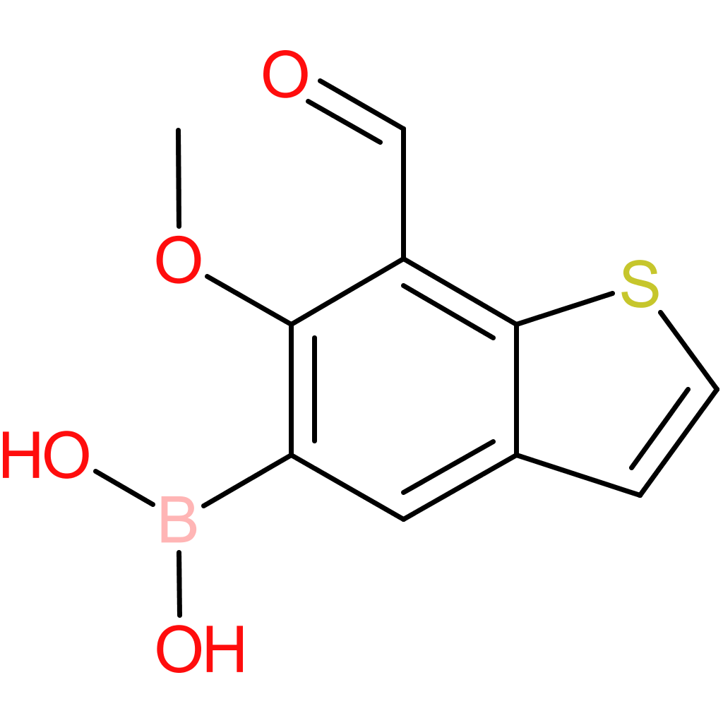 7-formyl-6-methoxybenzothiophene-5-boronic acid
