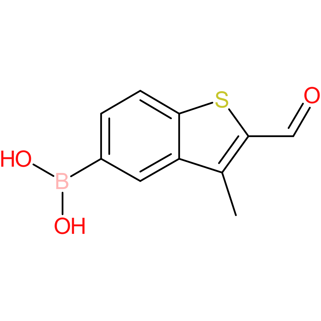 2-formyl-3-methylbenzothiophene-5-boronic acid