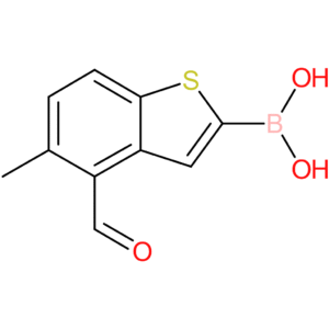 4-formyl-5-methylbenzothiophene-2-boronic acid