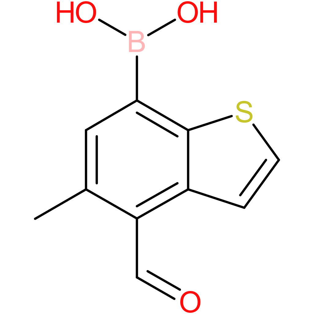 4-formyl-5-methylbenzothiophene-7-boronic acid