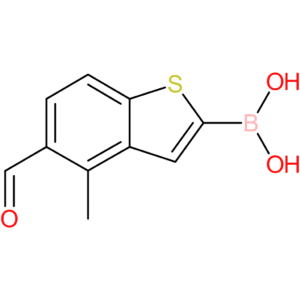 5-formyl-4-methylbenzothiophene-2-boronic acid