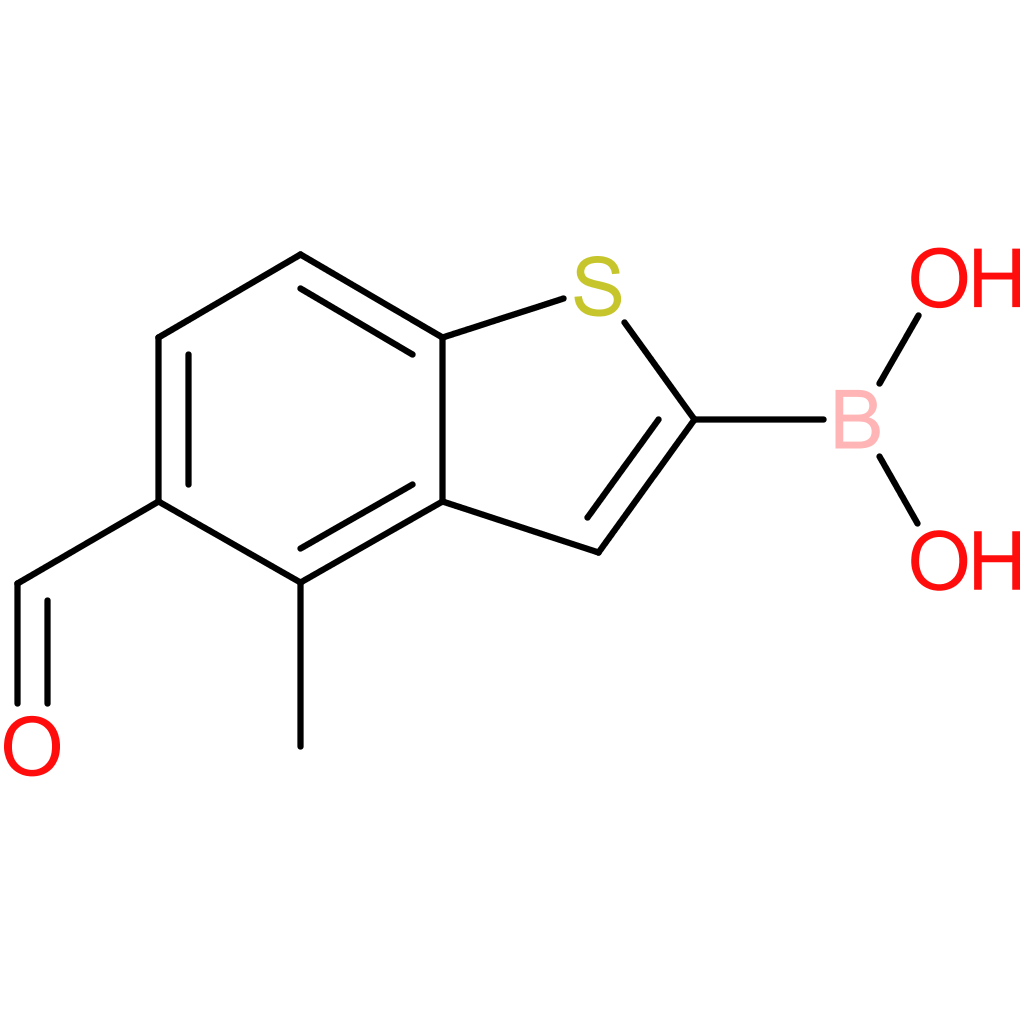5-formyl-4-methylbenzothiophene-2-boronic acid