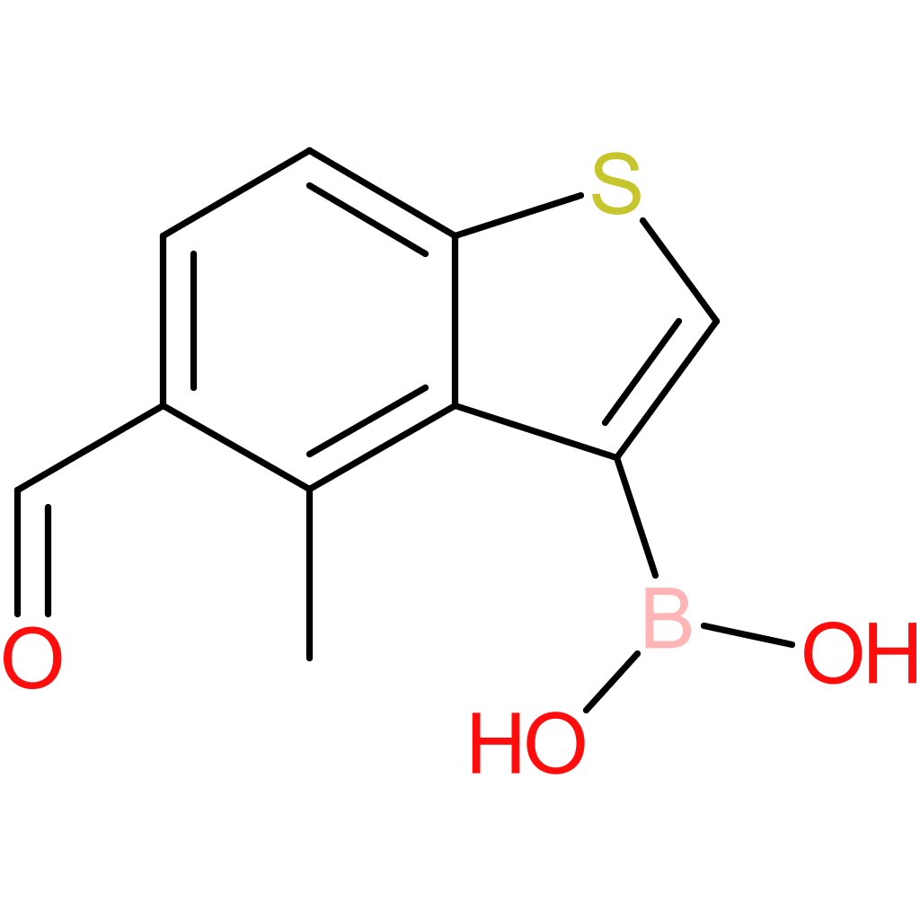 5-formyl-4-methylbenzothiophene-3-boronic acid