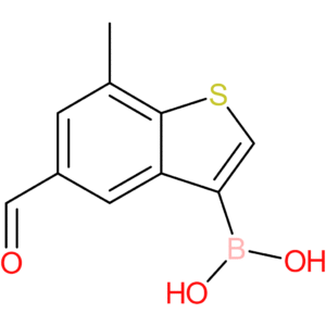 5-formyl-7-methylbenzothiophene-3-boronic acid