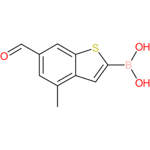 6-formyl-4-methylbenzothiophene-2-boronic acid