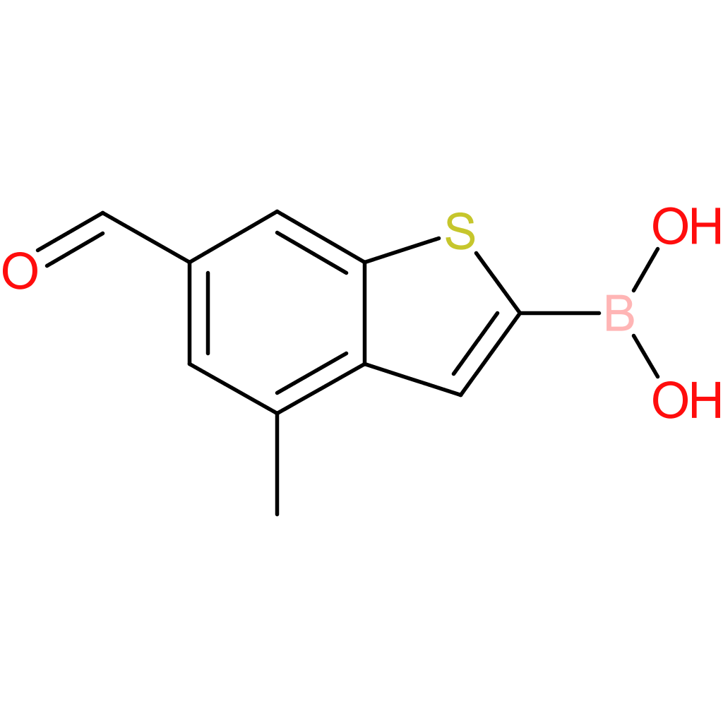6-formyl-4-methylbenzothiophene-2-boronic acid