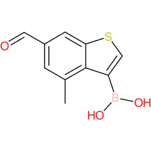 6-formyl-4-methylbenzothiophene-3-boronic acid