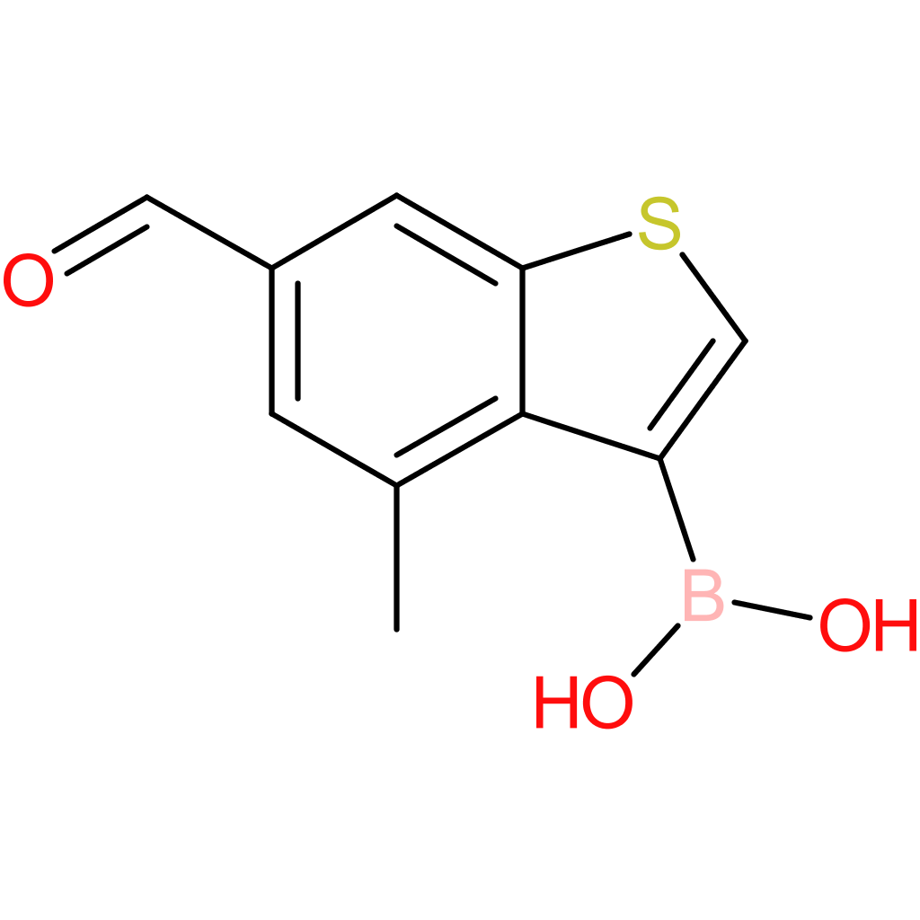 6-formyl-4-methylbenzothiophene-3-boronic acid