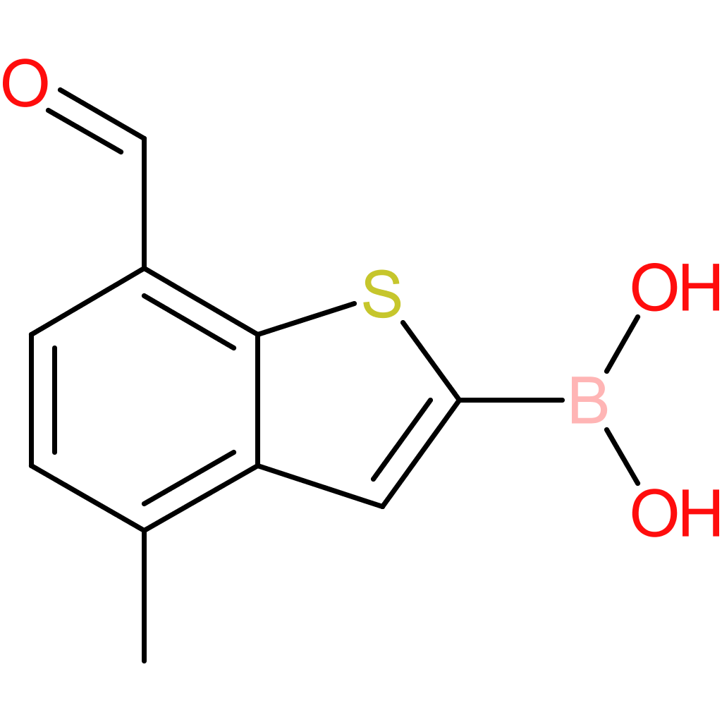7-formyl-4-methylbenzothiophene-2-boronic acid