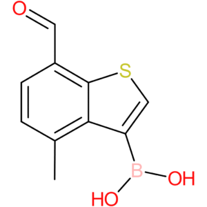 7-formyl-4-methylbenzothiophene-3-boronic acid