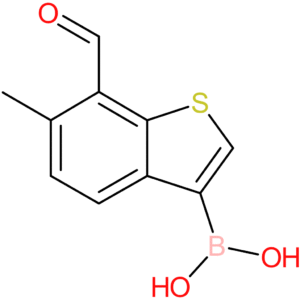 7-formyl-6-methylbenzothiophene-3-boronic acid