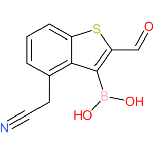 3-borono-2-formylbenzothiophene-4-acetonitrile