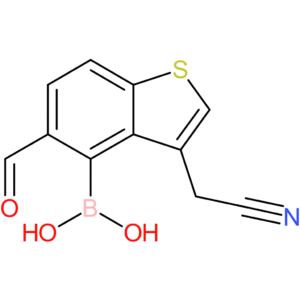 4-borono-5-formylbenzothiophene-3-acetonitrile