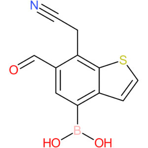 4-borono-6-formylbenzothiophene-7-acetonitrile