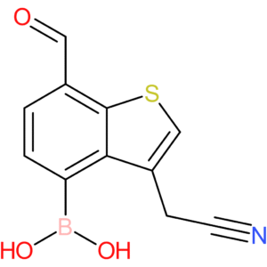 4-borono-7-formylbenzothiophene-3-acetonitrile