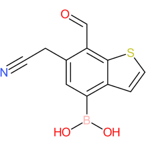4-borono-7-formylbenzothiophene-6-acetonitrile