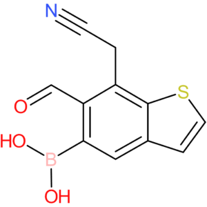 5-borono-6-formylbenzothiophene-7-acetonitrile