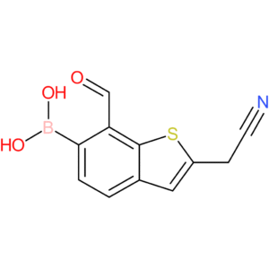 6-borono-7-formylbenzothiophene-2-acetonitrile