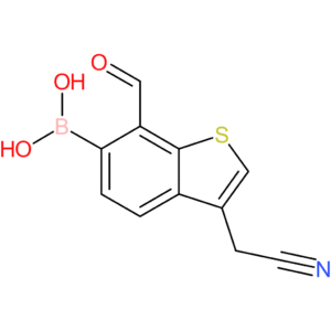 6-borono-7-formylbenzothiophene-3-acetonitrile