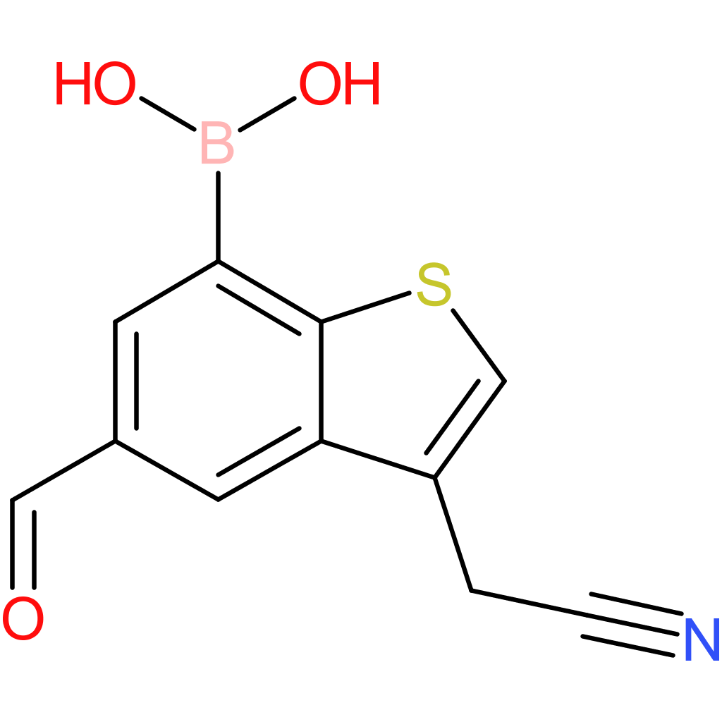 7-borono-5-formylbenzothiophene-3-acetonitrile