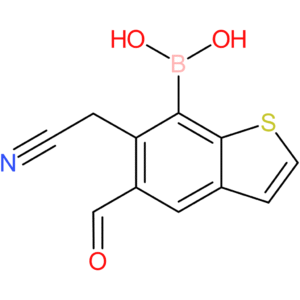 7-borono-5-formylbenzothiophene-6-acetonitrile