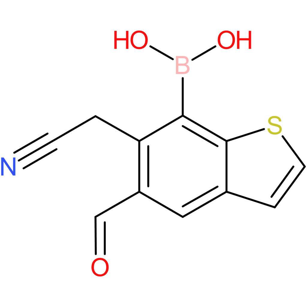 7-borono-5-formylbenzothiophene-6-acetonitrile