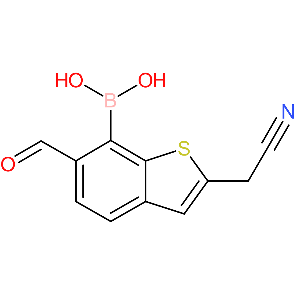 7-borono-6-formylbenzothiophene-2-acetonitrile
