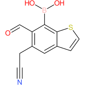7-borono-6-formylbenzothiophene-5-acetonitrile