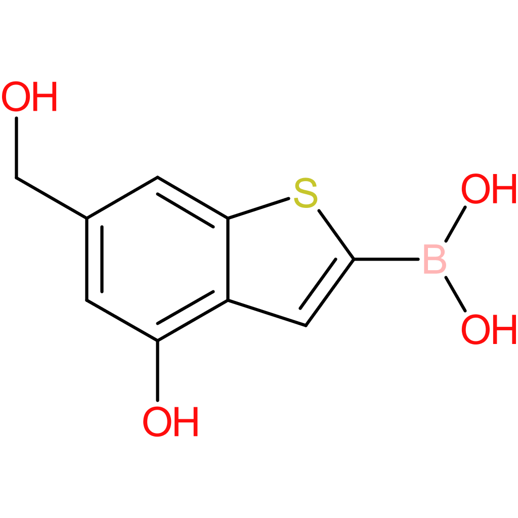 4-hydroxy-6-(hydroxymethyl)benzothiophene-2-boronic acid