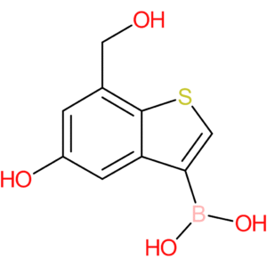 5-hydroxy-7-(hydroxymethyl)benzothiophene-3-boronic acid