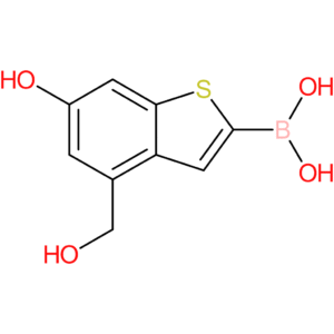 6-hydroxy-4-(hydroxymethyl)benzothiophene-2-boronic acid