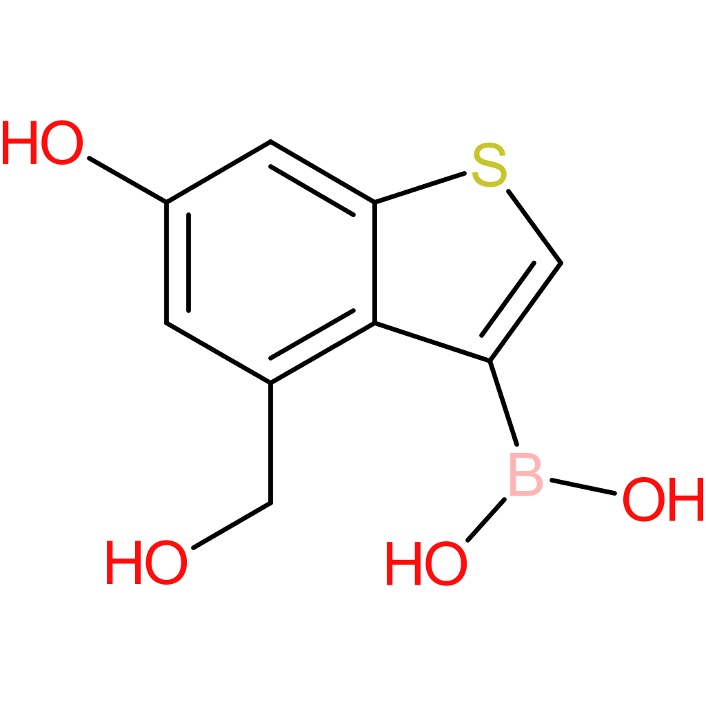 6-hydroxy-4-(hydroxymethyl)benzothiophene-3-boronic acid