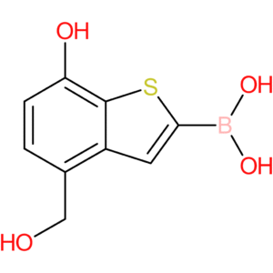 7-hydroxy-4-(hydroxymethyl)benzothiophene-2-boronic acid