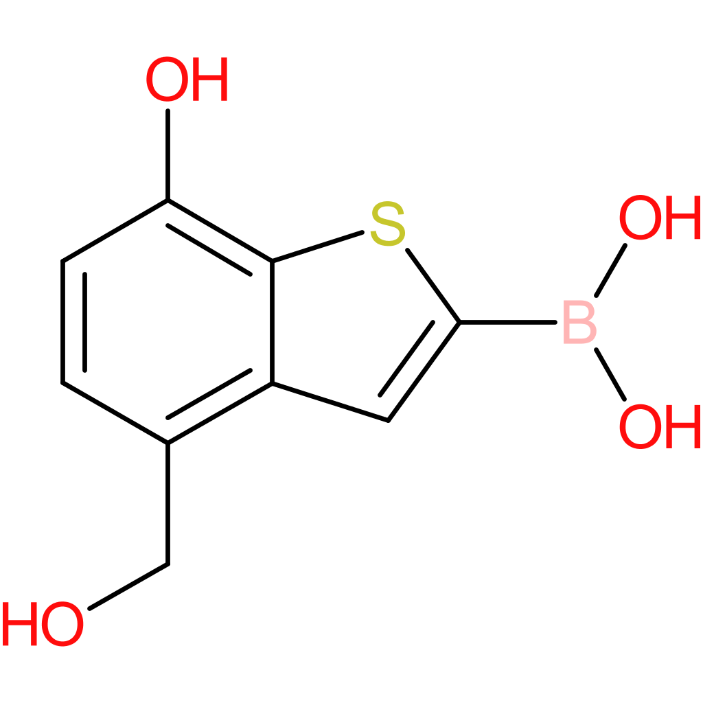 7-hydroxy-4-(hydroxymethyl)benzothiophene-2-boronic acid