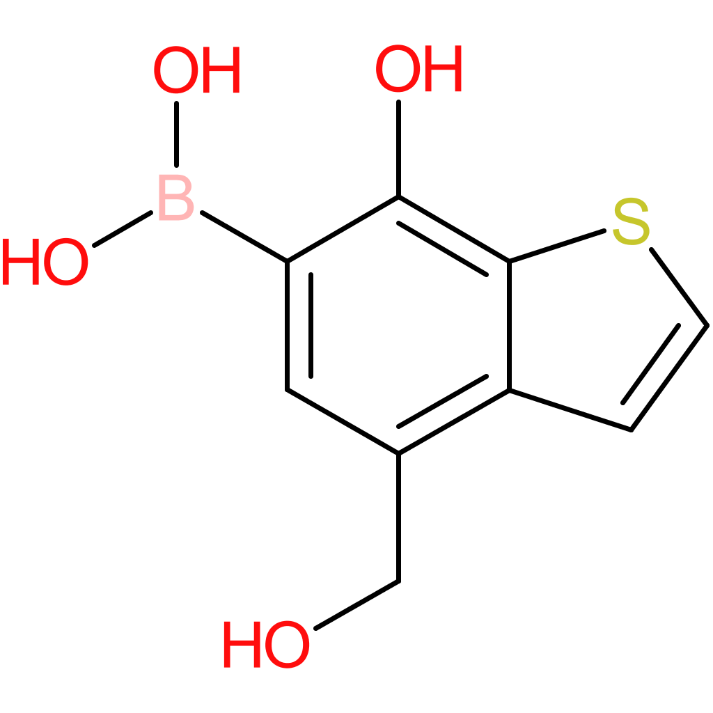 7-hydroxy-4-(hydroxymethyl)benzothiophene-6-boronic acid