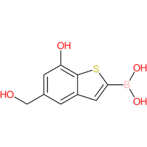 7-hydroxy-5-(hydroxymethyl)benzothiophene-2-boronic acid