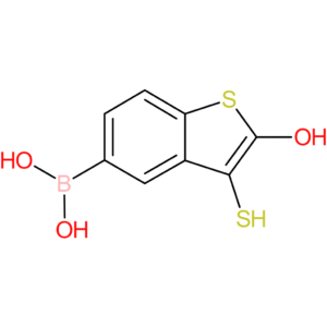 (2-hydroxy-3-sulfanyl-1-benzothiophen-5-yl)boronic acid