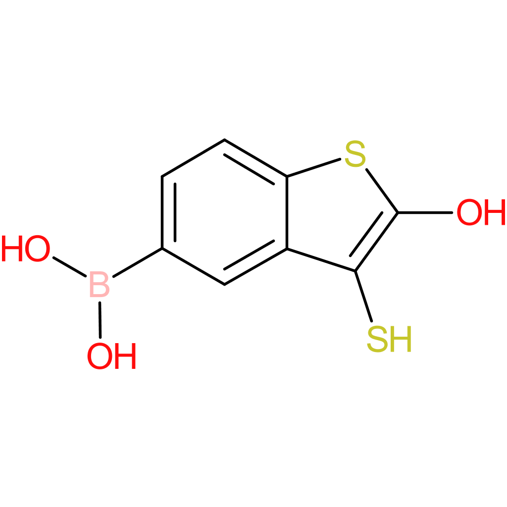 (2-hydroxy-3-sulfanyl-1-benzothiophen-5-yl)boronic acid