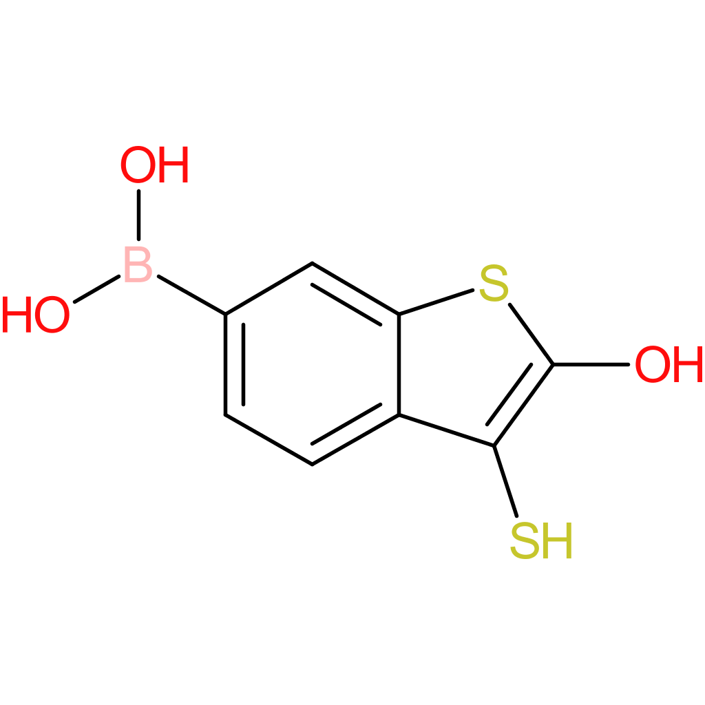 2-hydroxy-3-mercaptobenzothiophene-6-boronic acid