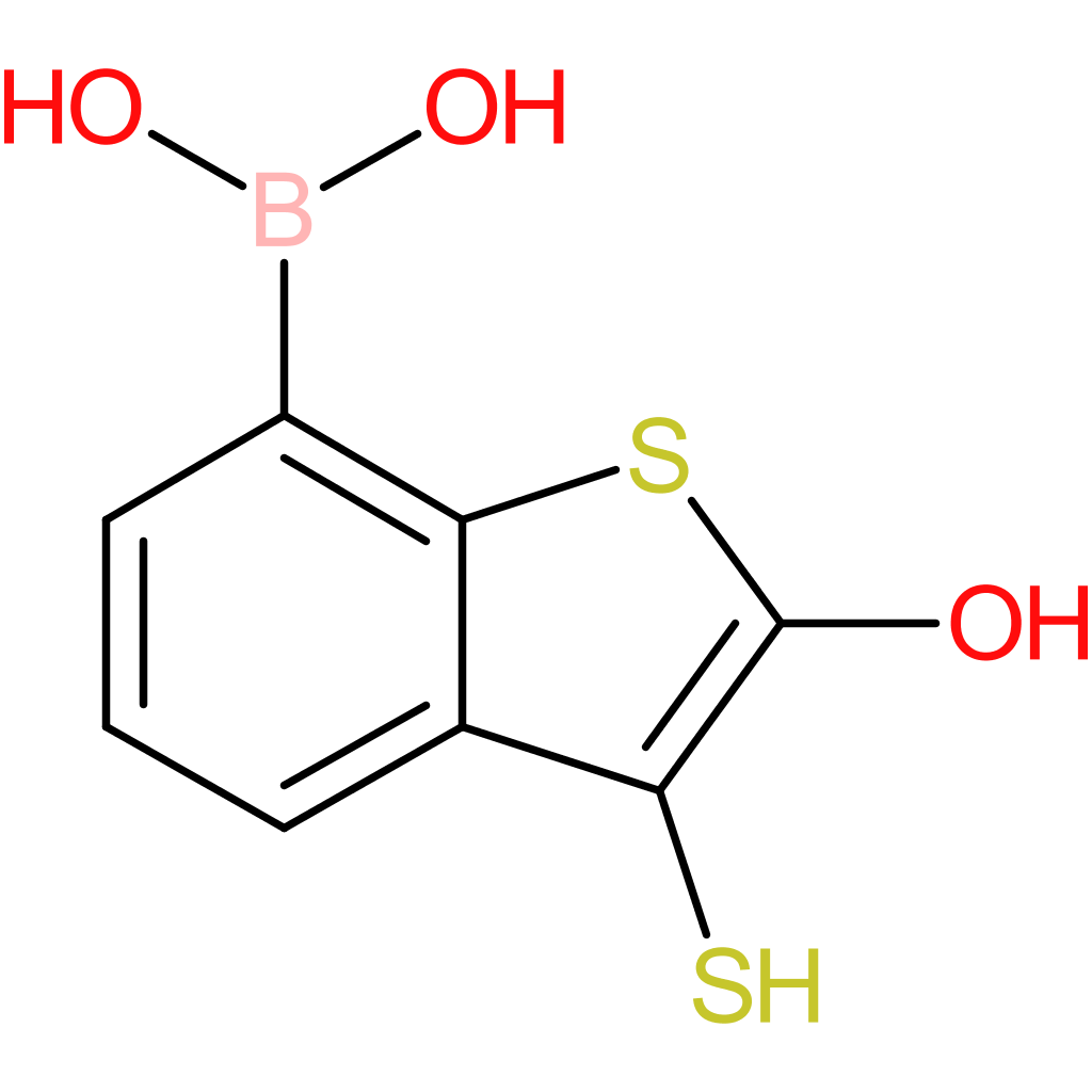 (2-hydroxy-3-sulfanyl-1-benzothiophen-7-yl)boronic acid