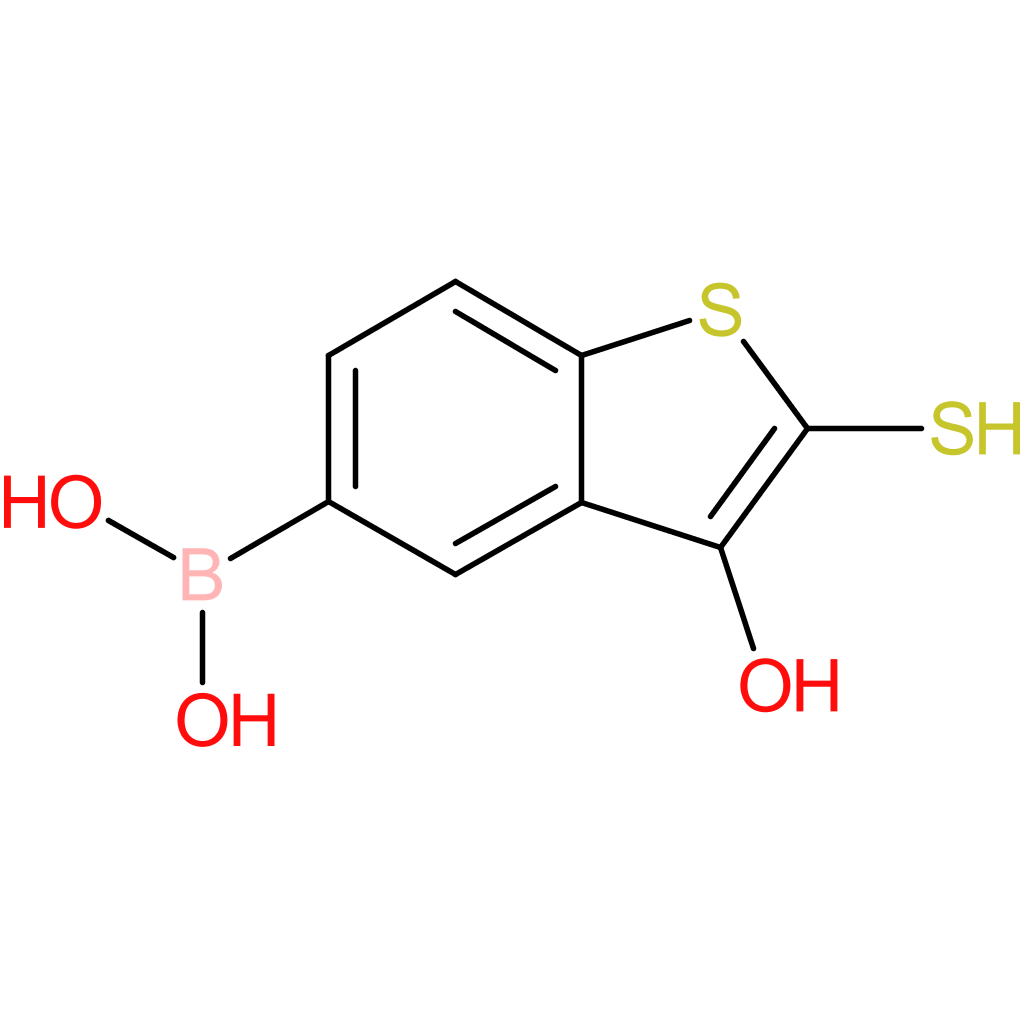 3-hydroxy-2-mercaptobenzothiophene-5-boronic acid