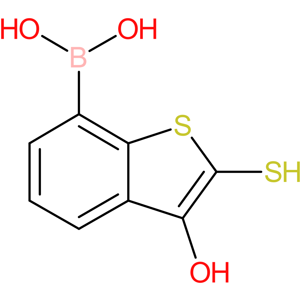 3-hydroxy-2-mercaptobenzothiophene-7-boronic acid