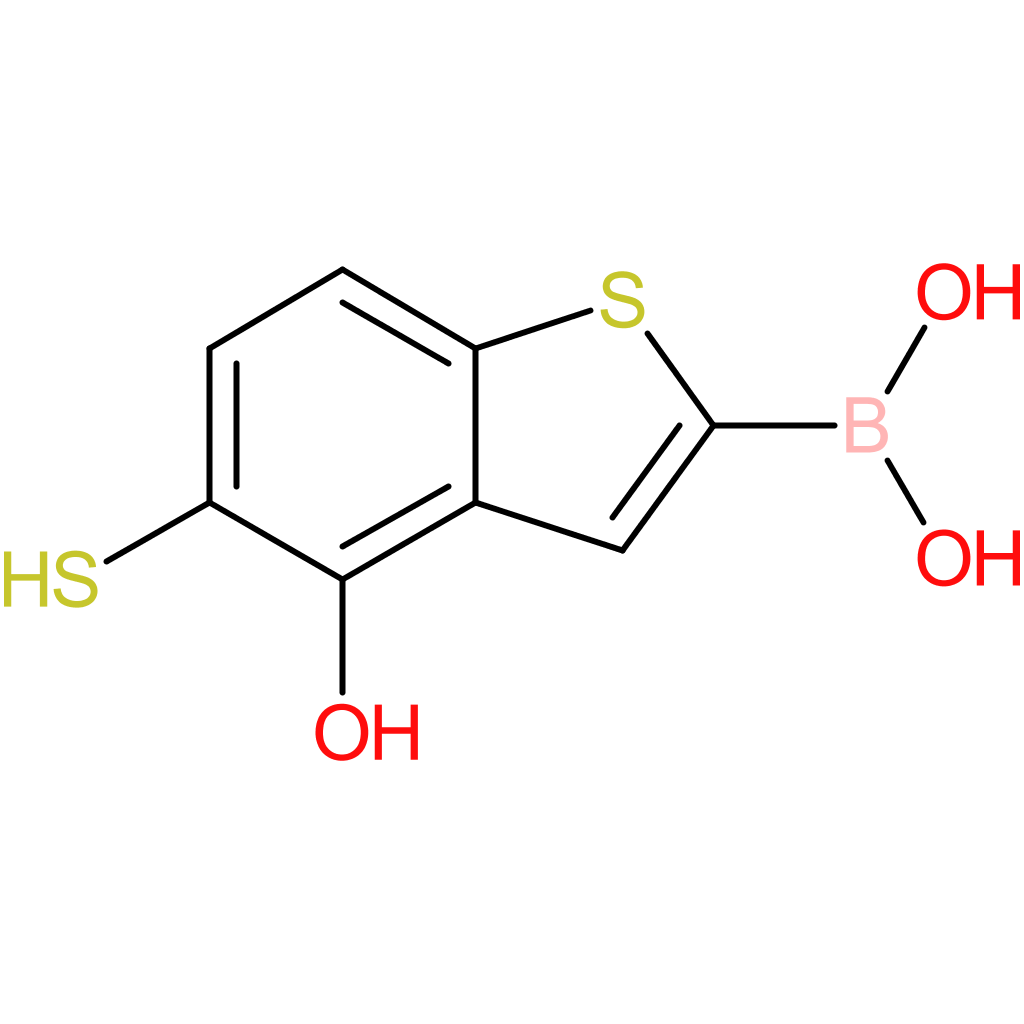 (4-hydroxy-5-sulfanyl-1-benzothiophen-2-yl)boronic acid