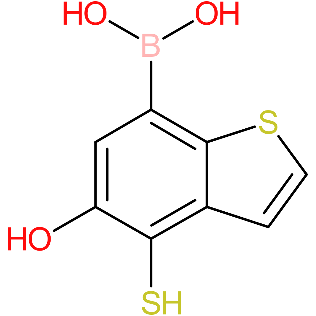 5-hydroxy-4-mercaptobenzothiophene-7-boronic acid