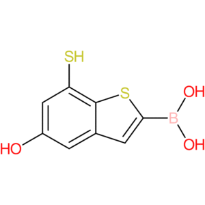 (5-hydroxy-7-sulfanyl-1-benzothiophen-2-yl)boronic acid