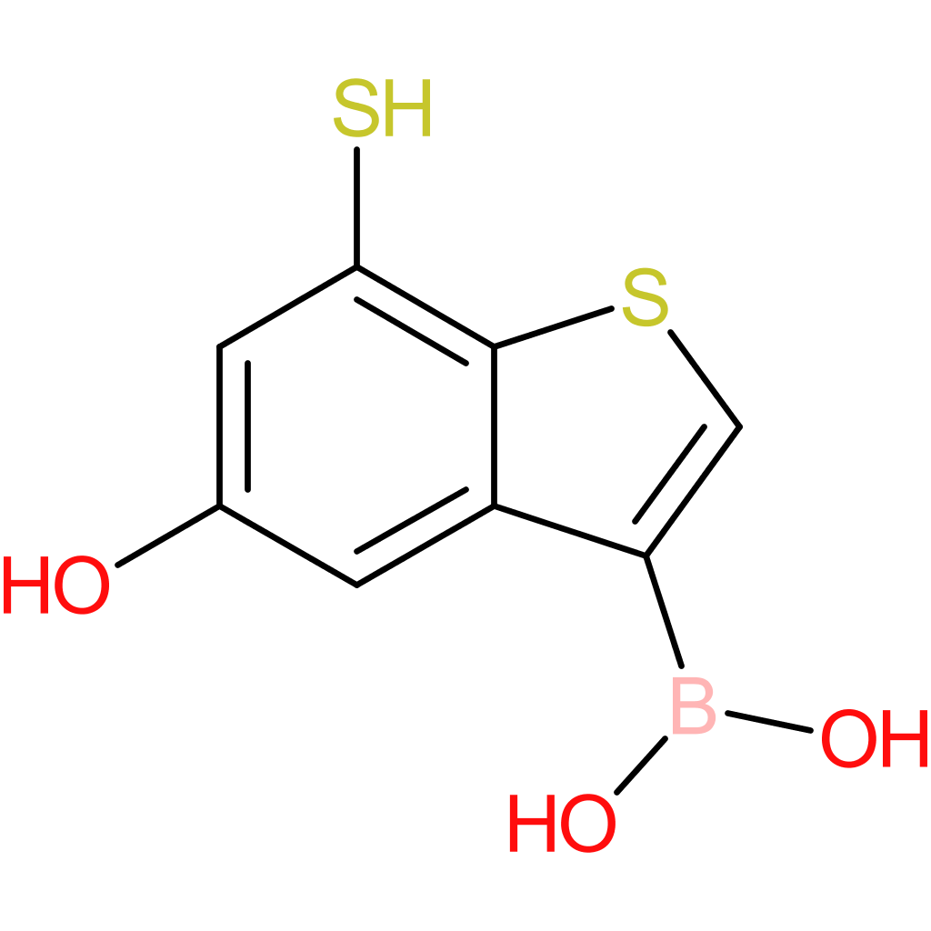 (5-hydroxy-7-sulfanyl-1-benzothiophen-3-yl)boronic acid